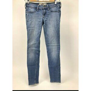 Hollister Womens‎ 1S W25 L27 Blue Skinny Jeans